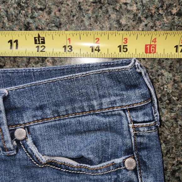 New York & Company Denim Capris Jeans Women's Size 6 Cotton Spandex - Picture 3 of 13